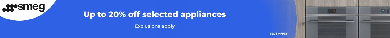 Up to 20% off selected Smeg Appliances