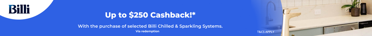 Up to $250 Cashback on Selected Billi
