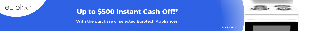 Up to $500 Instant Cash Off on selected Eurotech