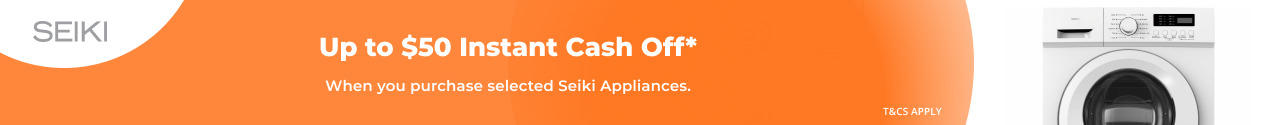 Up to $50 Instant Cash Off with Seiki