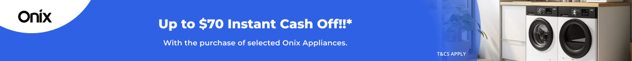 Up to $70 Instant Cash Off with selected Onix