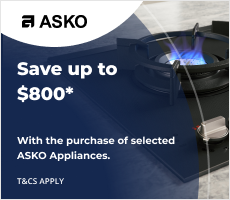 Save up to $800 on Selected ASKO Kitchen Appliances