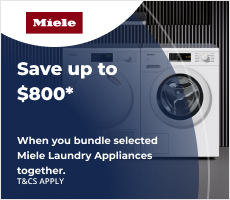 Save up to $800 on selected Miele washing machine & dryer packages